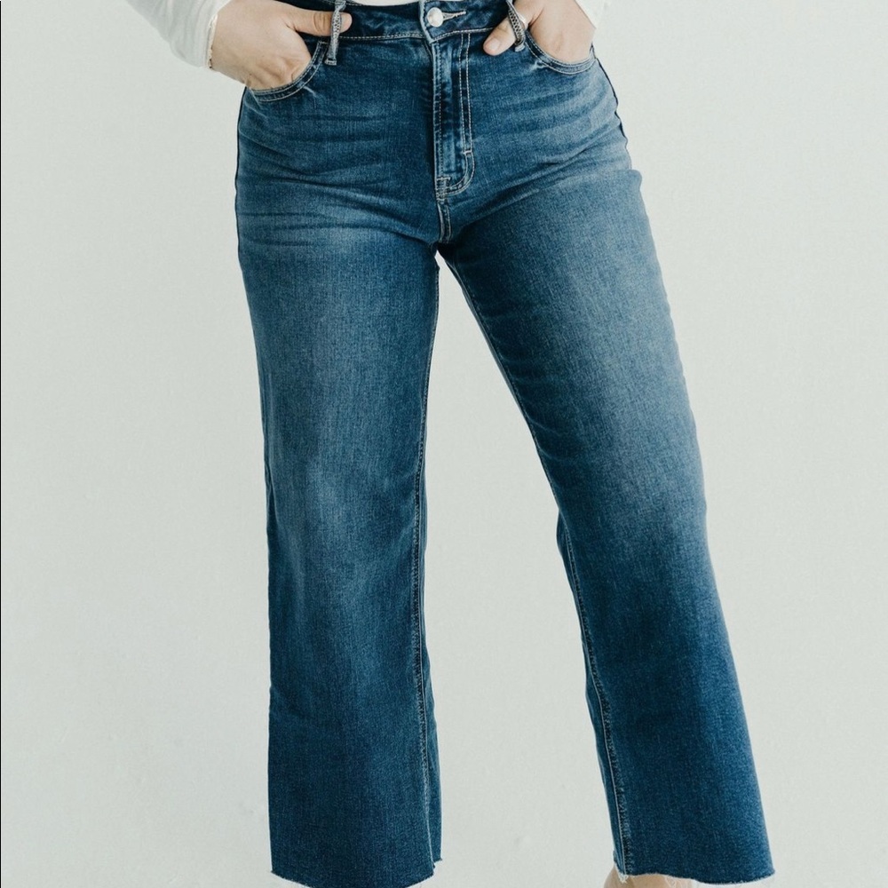 CJLA wide leg crop jeans